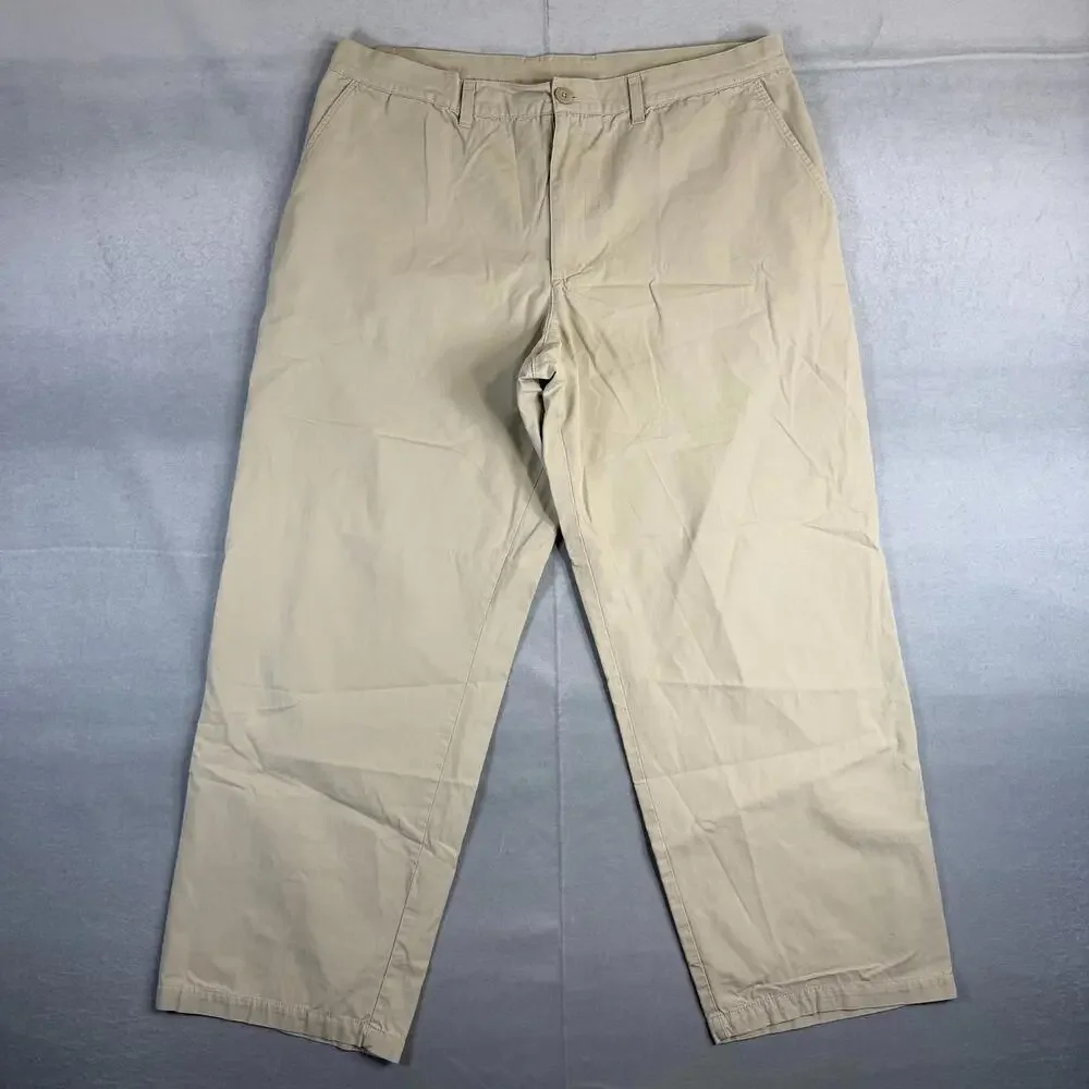 Patagonia All Wear Pants Mens 38 Beige 100% Organic Cotton Lightweight Outdoor